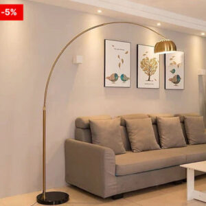 Sablume Gold Arc Standing Floor Lamp – 6 Feets