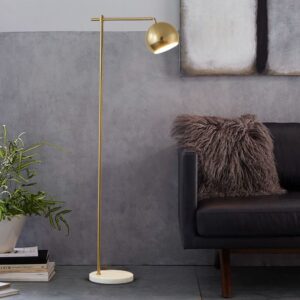 Corvane Brass Floor Lamp