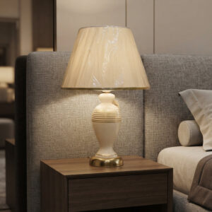 Crystal Aura – Single Glass Lamp
