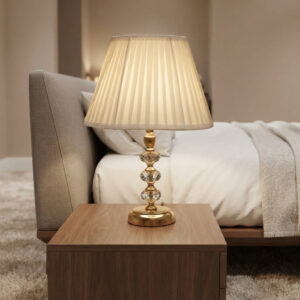 Crystal Trio – Single 3-Crystal Ball Lamp