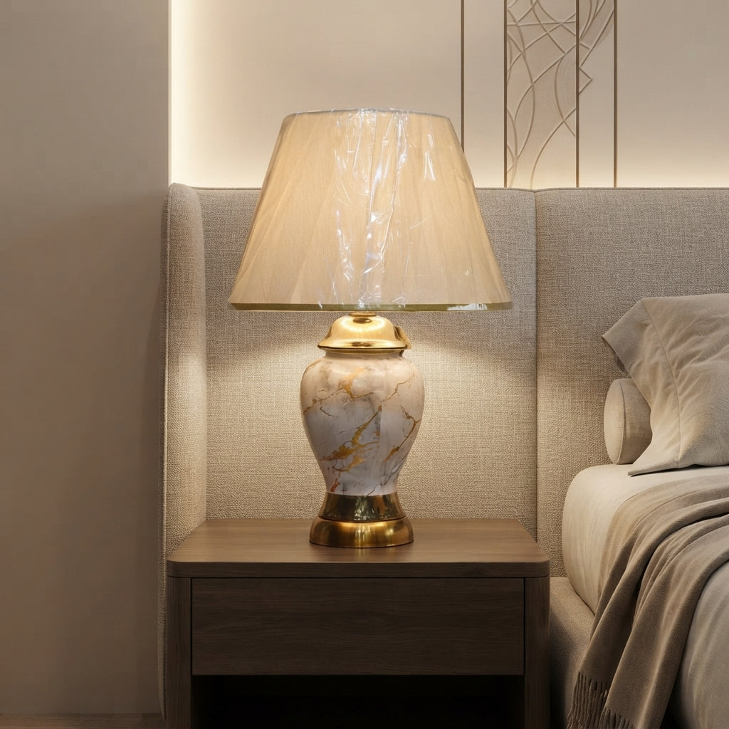 Porcelain Elegance – Single Porcelain Lamp