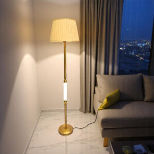 Lumecraft Crystal Corner Floor Lamp