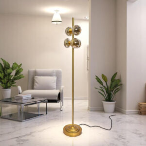 Lucenta Crystal Corner Floor Lamp
