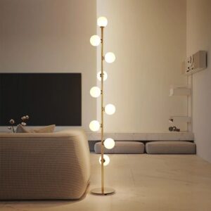 Opulis Glass LED Standing Floor Lamp