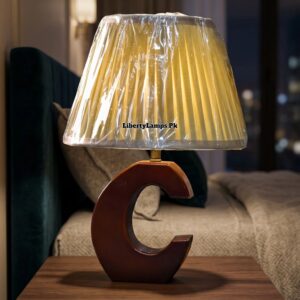 Rustic Haven – Wooden Lamp – Single