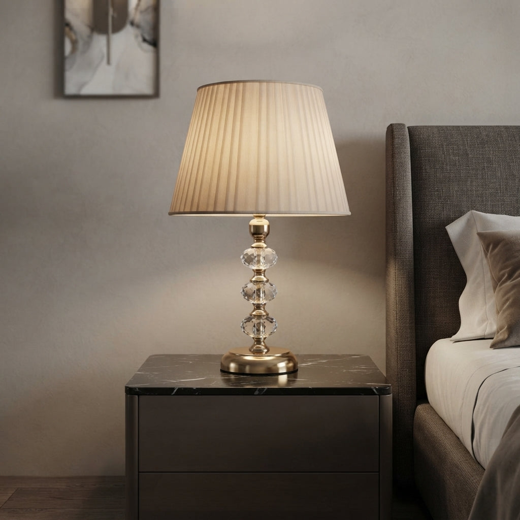 Crystal Trio – 3-Crystal Ball Lamp Single