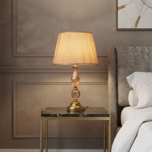Crystal Elegance – Single Crystal Lamp