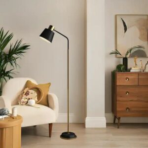 Solvane Curved Standing Floor Lamp